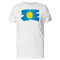 thumbnail image 1 of Flag Of Palau Painted With Brush T-Shirt Men -Image by Shutterstock, Male XX-Large, 1 of 2