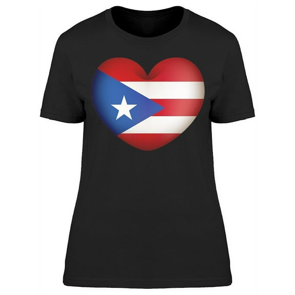 Flag Of Puerto Rico Graphic T-Shirt Women -Image by Shutterstock, Female Medium