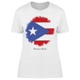 thumbnail image 1 of Flag Of Puerto Rico Star T-Shirt Women -Image by Shutterstock, Female x-Large, 1 of 2