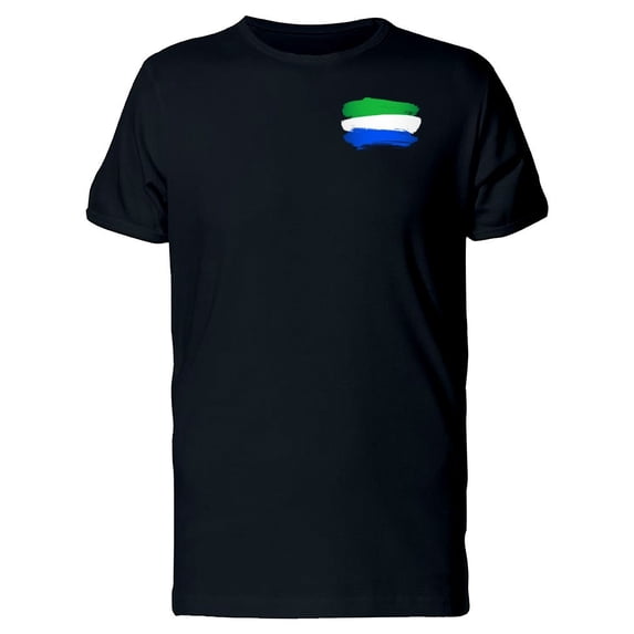 Flag Of Sierra Leone Tee Men's -Image by Shutterstock