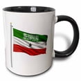 thumbnail image 1 of 3drose, Flag of Somaliland on a Flag Pole Over White Somalilander, 11oz Two-tone Black Mug, 1 of 6