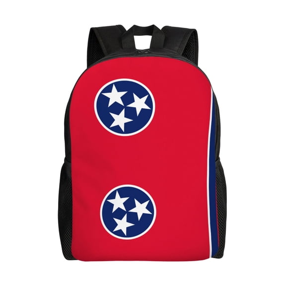 Flag Of Tennessee Backpack Travel Bag For Men Women Lightweight Back Pack With Laptop Compartmen