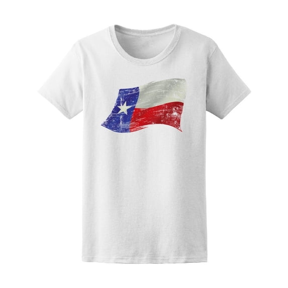 Flag Of Texas In The Wind Tee Men's -Image by Shutterstock