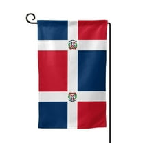 Flag Of The Dominican Republic Garden Flag Double Sided Flags with Vivid Color for Yard Lawn Garden Decor 12.5 x18 Inch Square