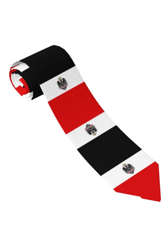 Flag Of The German Empire Tie For Men Funny Neckties Fashion Gentleman Soft Comfortable Ties