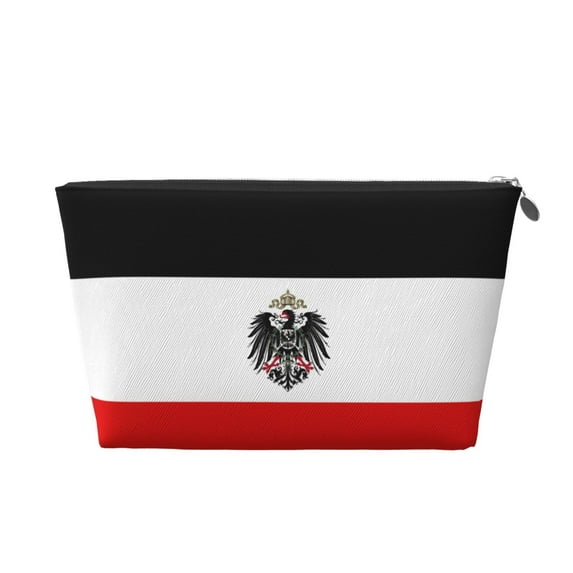 Flag Of The German Empire Travel Handbag Leather Purse Organizer Tidy Bag Purse Toiletry Clutch For Women