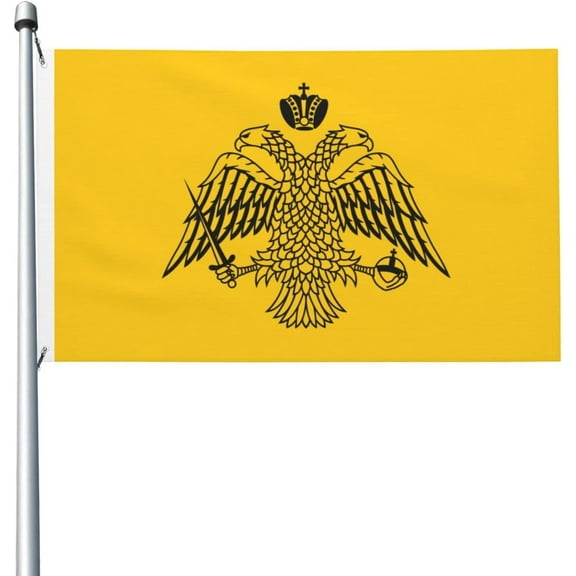 Flag Of The Greek Orthodox Church Double-Sided Indoor And Outdoor Decorative Flags 3x5ft