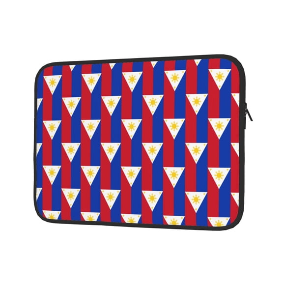 Flag Of The Philippines Neoprene Sleeve Pouch Case Bag for 13" - 15" Inch Laptop Computer