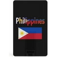 Flag Of The Philippines Usb Flash Drive Credit Card Design Memory Stick
