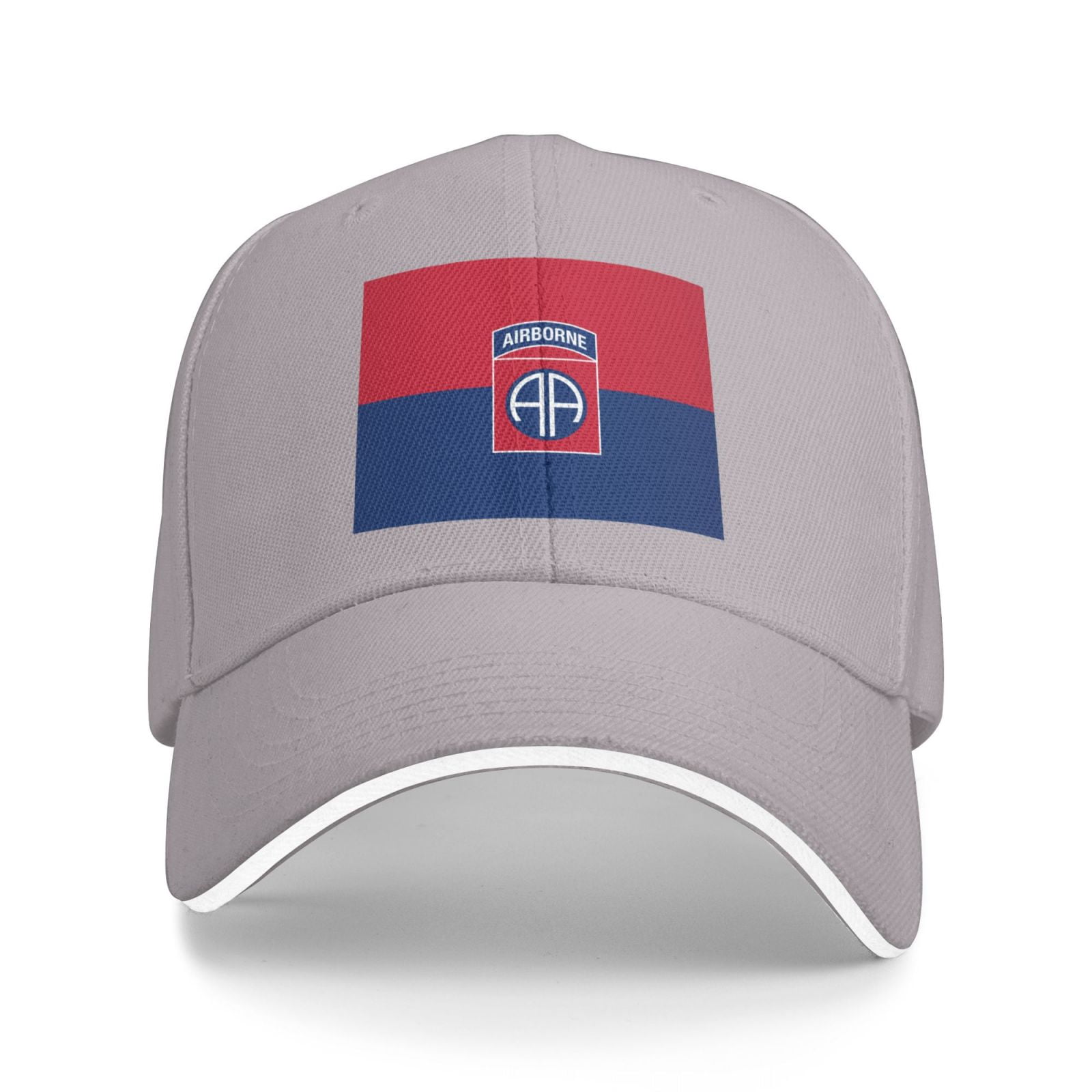 Casquette Baseball 82nd Airborne - 100% Coton, Réglable, Taille Unique, Style Militaire