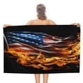 thumbnail image 1 of Flag Of The United States Beach Towel Microfiber Beach Towels Sand Free Quick Dry Lightweight Travel Towels, 1 of 7