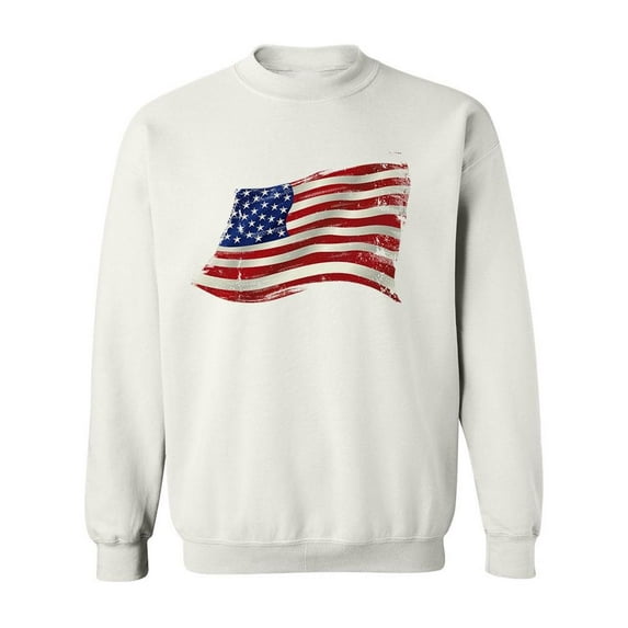 Flag Of The United States Sweatshirt Men -Image by Shutterstock, Male x-Large