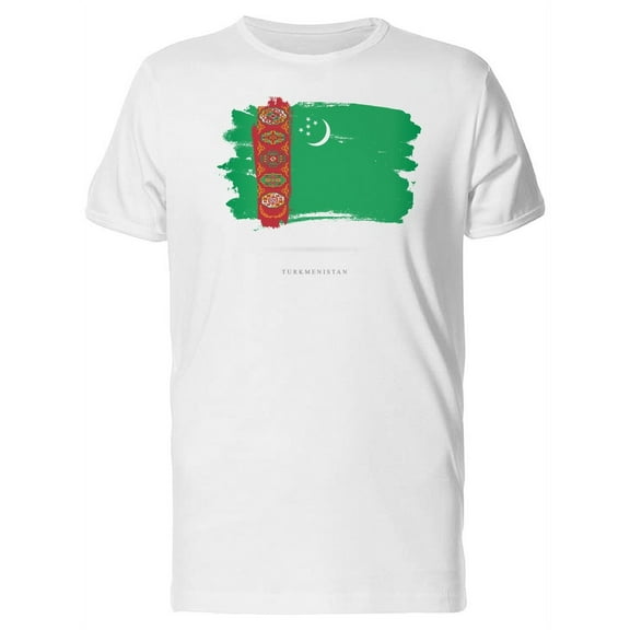 Flag Of Turkmenistan T-Shirt Men -Image by Shutterstock, Male Small