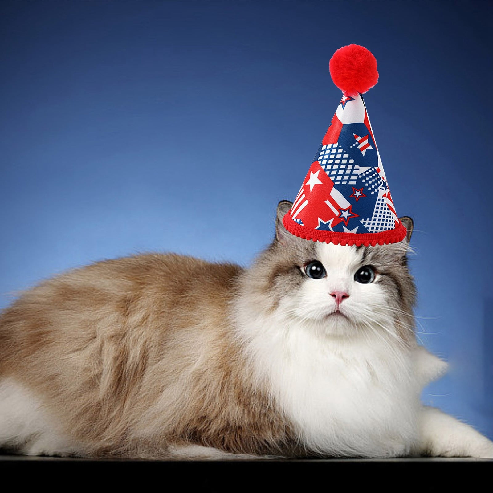 Flag Pet Hat Cat Sequin Bow Tie Cat and Dog Triangle Scarf Accessories