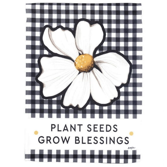 Flag Plant Seeds Grow Blessings 13x18