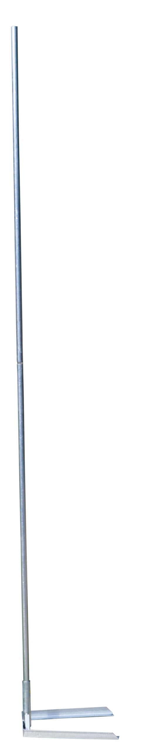 SSWBasics Flag Pole - 1" X 9'- Outdoor Flag Pole - Sturdy Aluminum Flag Pole for House - Wall Flag Pole for Home Use - Durable Retail Flagpole for All Weather Conditions