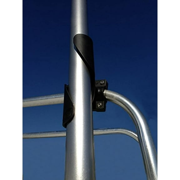Flag Pole Buddy FPB-22POLY-KIT, Gray Fiberglass 22', Flag Pole Kit for RV Exterior