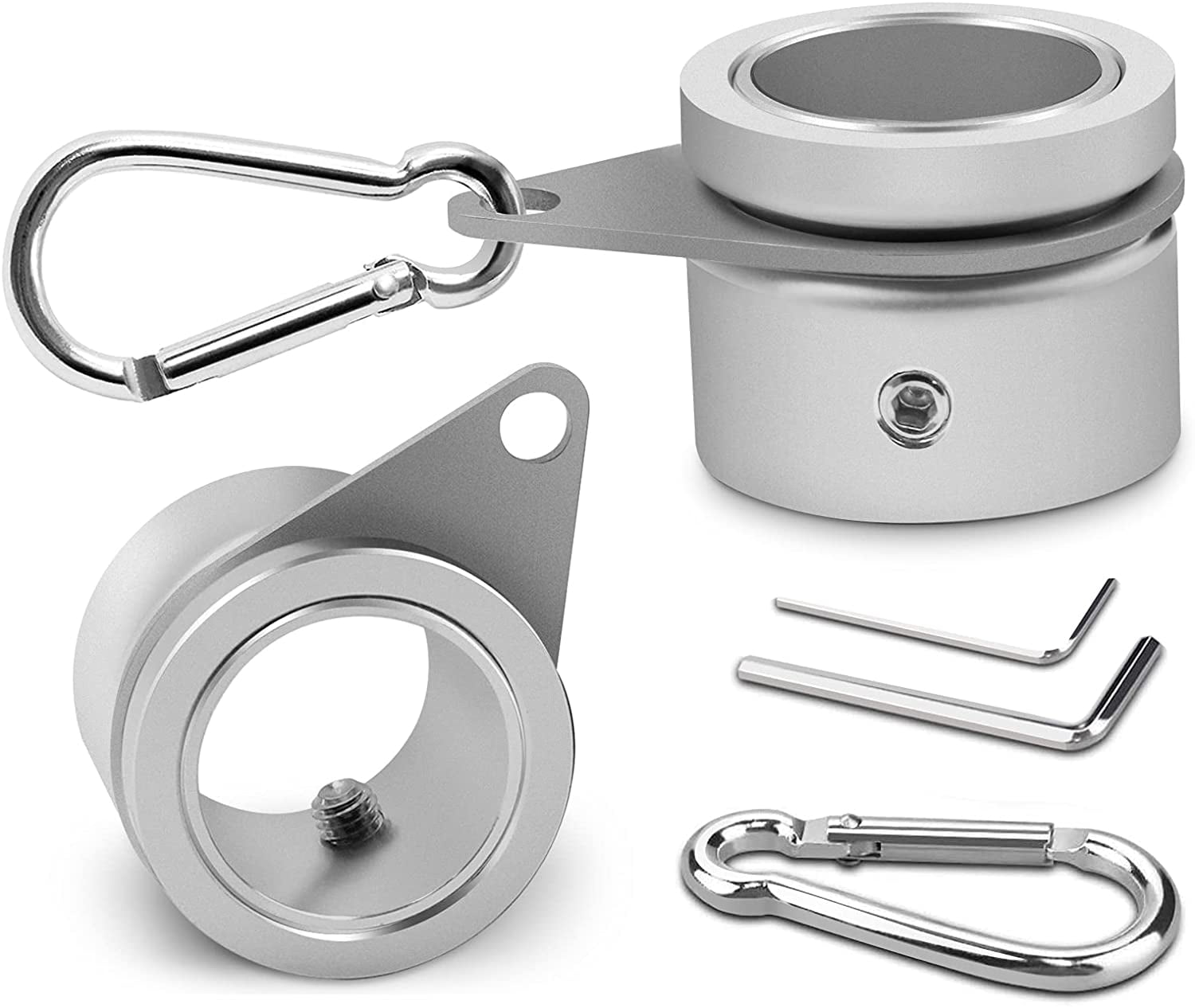 Flag Pole Rings, Aluminum Alloy Flagpole Rings 360° Rotating Anti Wrap ...