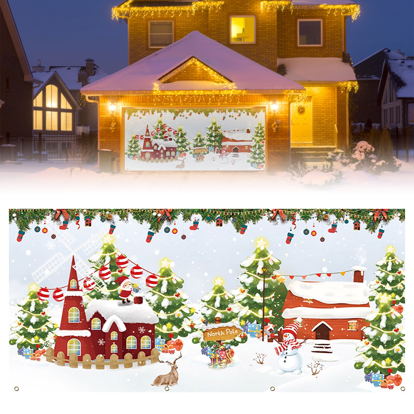 Flag Poles 20 Feet Cute Banner Garland Large Outdoor Christmas Star for