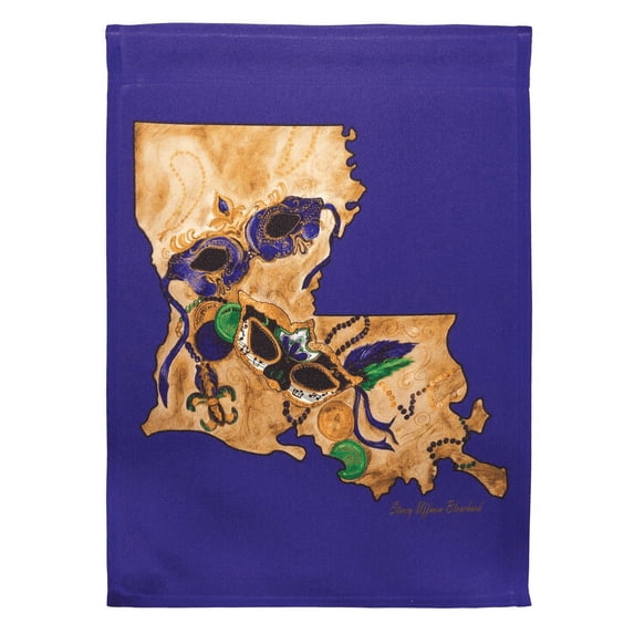 Flag Print Louisiana Masks Polyester