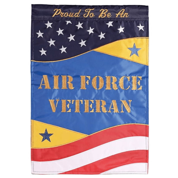 Flag Proud Air Force Veteran 13x18
