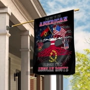 Flag Proud American Angolan Root U.S Angola Friendship House Flag, Double-Sided Decorative Outdoor Flag, Patriotic Polyester Yard Flag 29.5 x 39.5 in