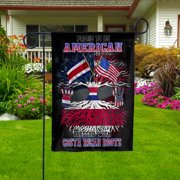 USA Costa Rica Friendship Patriotic Rican Proud Root Garden Flag, Double-Sided Outdoor Yard Decor 11.5 x 17.5 Inch