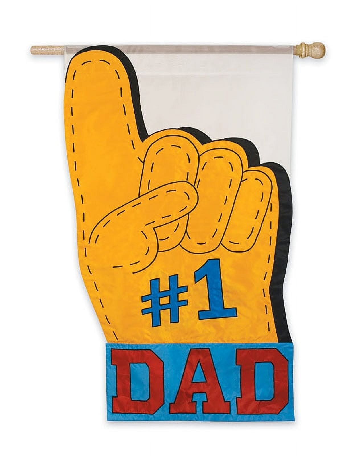 Flag, Reg, #1 Dad Foam Finger - Walmart.com
