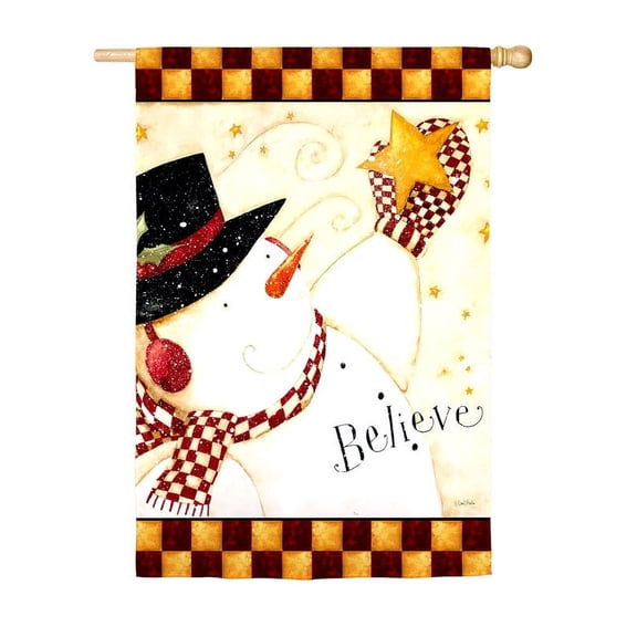 Flag, House Size Flag, Believe