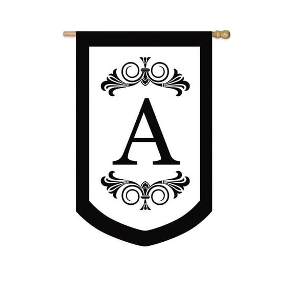 Flag, House Size Flag, Regalia Monogram A