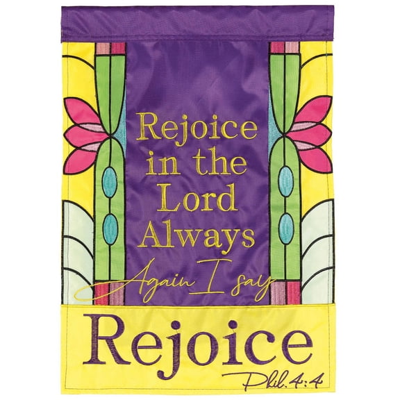 Flag Rejoice Phil 4:4 Polyester