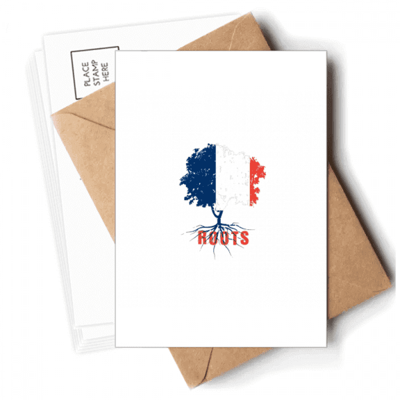Flag Root Faly France Art Deco  Fashion Postcards Envelopes Blank Note Cards Mailing