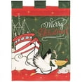 thumbnail image 1 of Magnolia Garden Merry Christmas Pelican Shrimp Boat 29 x 42 Inch Polyester Garden Flag, 1 of 2