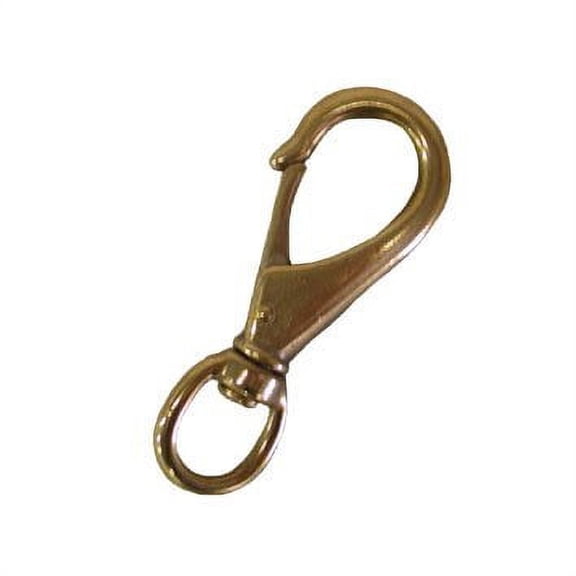 Flag Snap 4-3/4 Inch Solid Brass