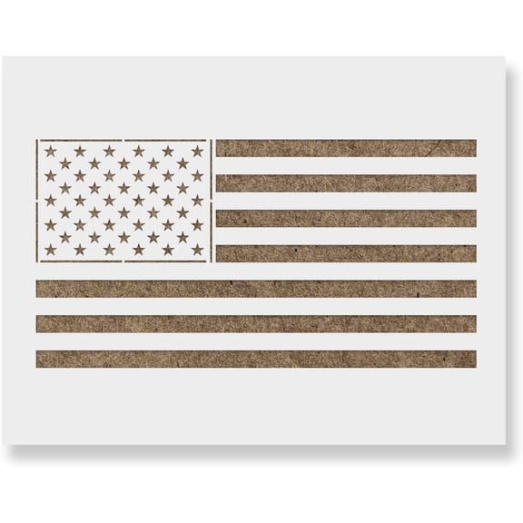 Flag Stencils - 4th of July, Small, Patriotic, US