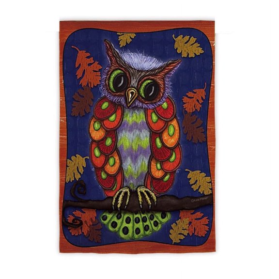 Flag, Sub, Gar, Colorful Owl