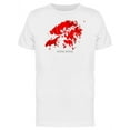 thumbnail image 1 of Flag Texture Map Of Hong Kong T-Shirt Men -Image by Shutterstock, Male Medium, 1 of 2