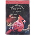thumbnail image 1 of Flag Then Sings My Soul Cardinal 13x18, 1 of 3