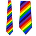 thumbnail image 1 of Flag Ties Mens Rainbow Pride Flag Necktie by Three Rooker, 1 of 3