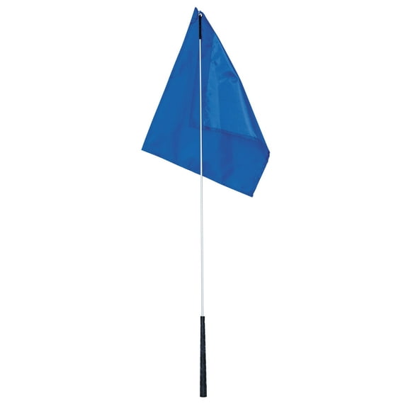 Flag Training Stick, 48" Color: Blue/Silver