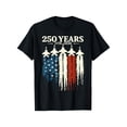 thumbnail image 1 of Flag Vintage 250 Years American 1776 2026 250th USA Birthday T-Shirt | Comfort Fit Men'S Tee, Crew Neck, Ultra Soft, Breathable, Moisture Wicking, Casual Summer Tee, 1 of 5