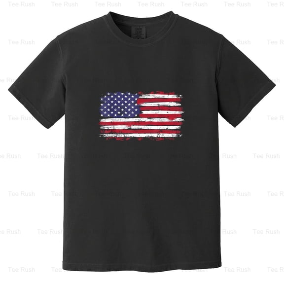 Flag Vintage American Independence Day Gift, Patriotic, 4th July, Comfort Color T-Shirt Unisex, up to 4XL
