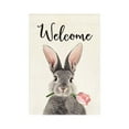 Flag Vol 2 Easter Atmosphere Layout Linen Garden Flag Cartoon Egg Bunny