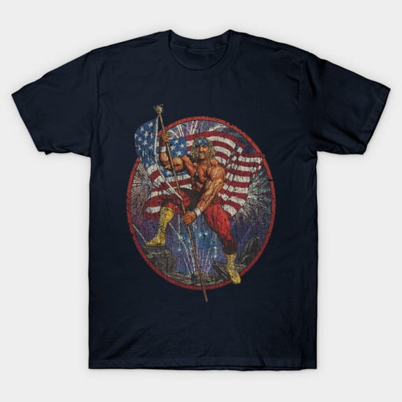 Flag Waving Patriot 1990 Funny 4th of July American Independence Day Gift Unisex T-Shirt