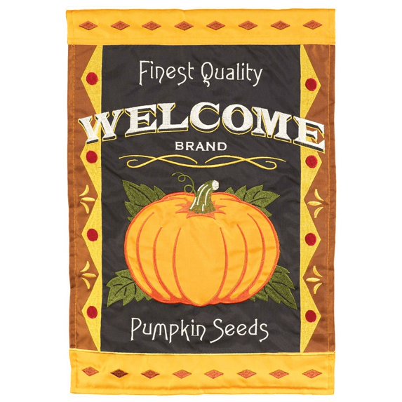 Flag Welcome Pumpkin Polyester