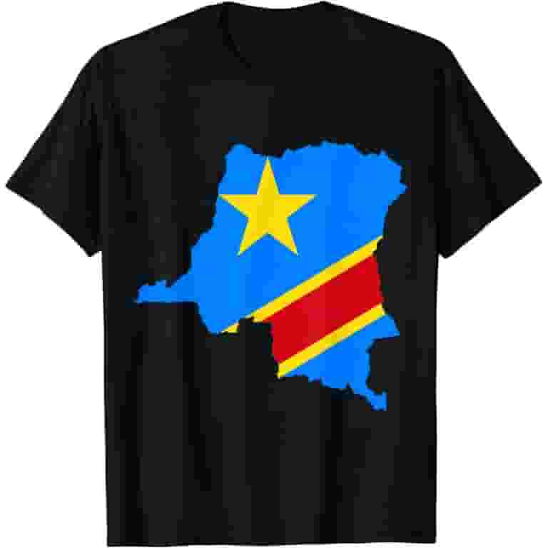 Democratic Republic Of Congo Flag T Shirt Distressed Vintage Democratic Republic Of Congo Flag T Shirt Distressed Vintage