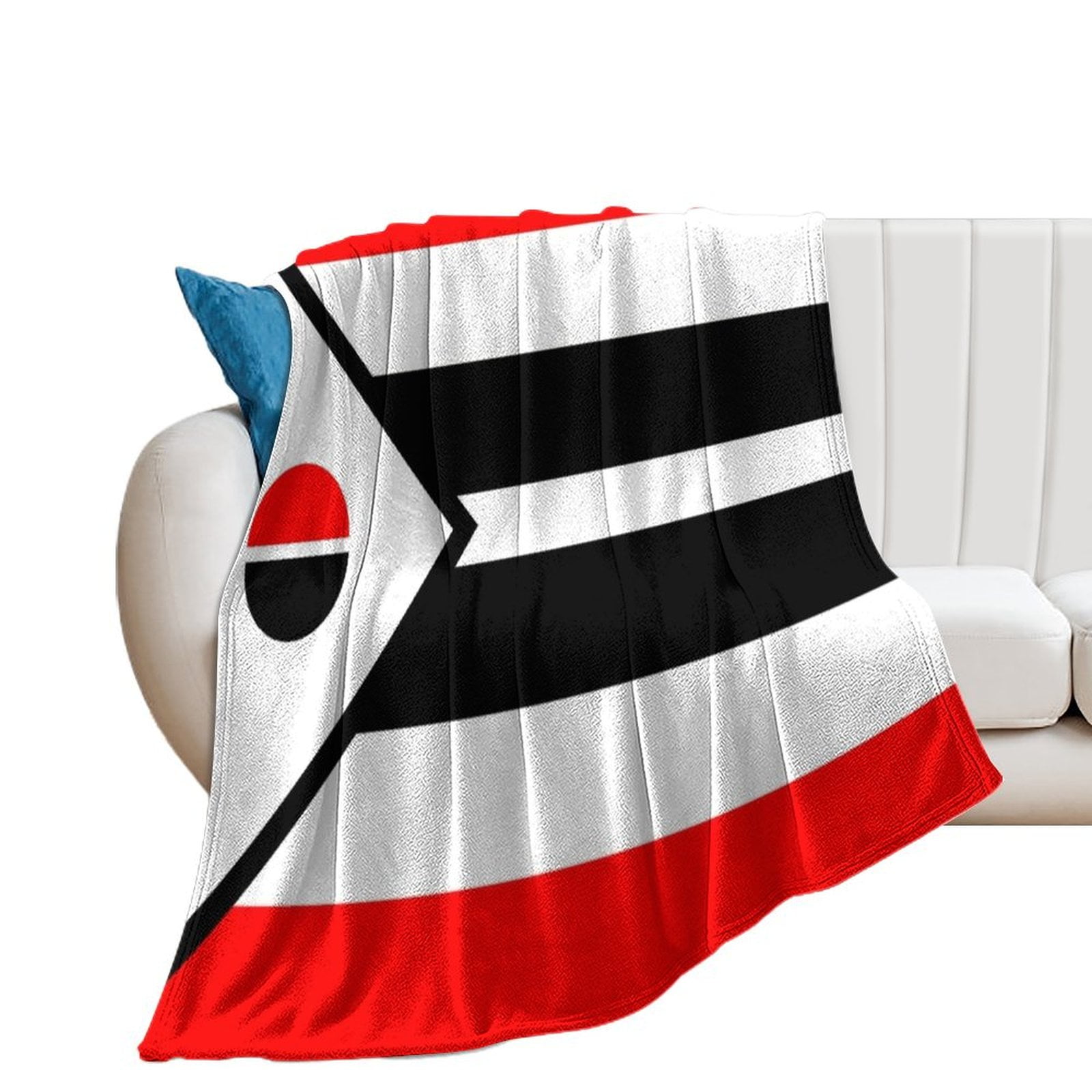 Flag of Arapaho Nation Indian reservation USA Throw Blanket Shaggy