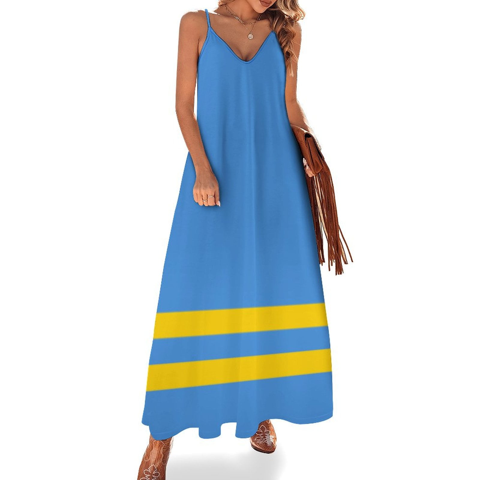 chinese dress ladies Aruba Maxi Dress – MAXXI BLUE main image 0