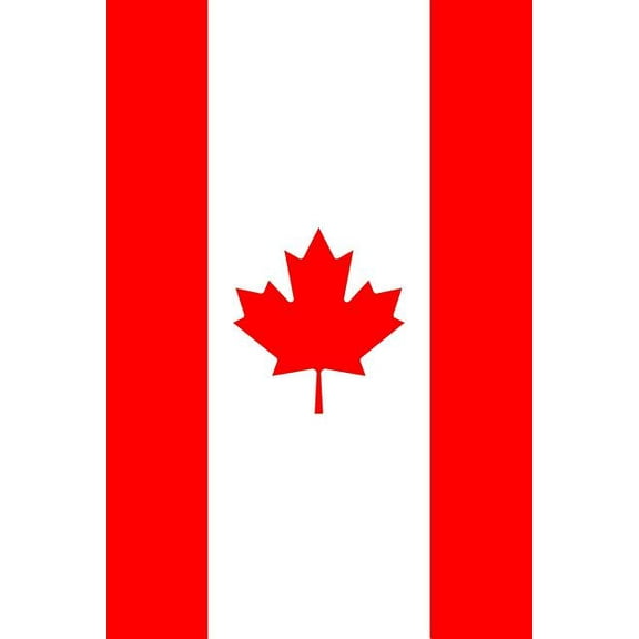 Flag of Canada: Graph Paper Notebook, 6x9 Inch, 120 pages (Paperback)