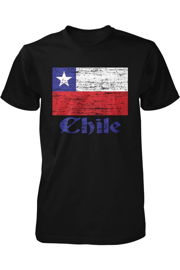 Flag of Chile, Chilean Flag, Mens T-shirt